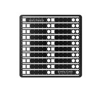 Sketchmark Sticky Note: Stainless Steel Stencil for Notes - Create To-Do Lists, Grocery Lists, and More