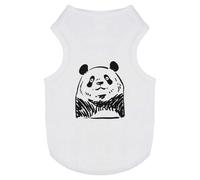 'Sketchy Panda Portrait' Pet Dog/Cat T-Shirt (PT00154316)