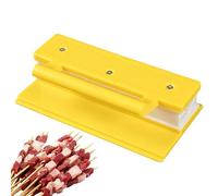 Skewer Machine - Manual Barbecue Meat Kabab Skewer Mold - Effortless Meat Shaping Quick Maker Mold for Cooking Barbecue Picnic Outdoor Preparation Backyard Grilling Camping