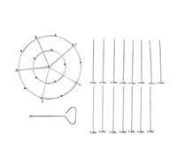 Skewer Stand 8 Quart Stainless Steel Vertical Grill 8QT for Kabobs Kitchen Fryer Accessories