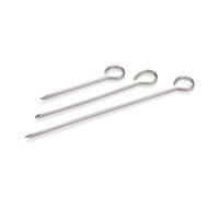 Skewers, meat skewers, stainless steel skewers - set of 12, 21 cm