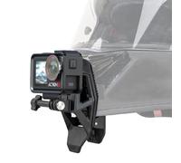 SKEZN Action Camera Chin Mount for Motorcycle, Universal Helmet Chin Mount Clip Compatible with Go Pro13/12/11 DJI Action 6/5 Pro/4/3/Insta360 One Rs/Ace/Ace Pro Nano and More