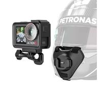 SKEZN Slide-in Motorcycle Helmet Chin Strap Mount, Quick-Release Motorcycle Helmet Mount Compatible with Go Pro13/12/11/10/9, DJI Action 6/5 Pro/4, DJI Nano, Insta360 ONE R,AKASO/Campark/YI and More