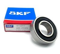 SKF 6003 2RSH C3 DEEP Groove Ball Bearing, Rubber Sealed 2RS 17X35X10 MM