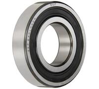 SKF 6207-RS1 Radial Deep Groove Ball Bearing, 35 ID, Bearing steel