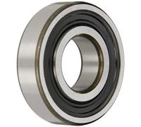 SKF 6307-RS1 Radial Deep Groove Ball Bearing, 35 ID, Bearing steel