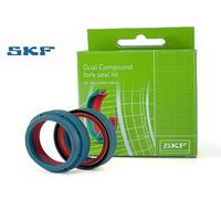 Skf Fox Dual Compound Fox 36 Mm Fork Seal Kit One Size Black