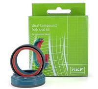 Skf Fox & Rock Shox Dual Compound 38 Mm Fork Seal Kit One Size Black