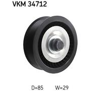 SKF Idler Pulley for Ford Transit TDCi 100 DRR5 2.2 March 2014 to April 2017