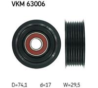 SKF Idler Pulley for Honda Accord i-VTEC K24Z3 2.4 July 2008 to December 2015