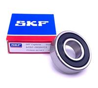SKF Italy 6202 2RSH C3 Deep Groove Ball Bearing, Rubber Sealed,6202-2RSH/C3 15x35x11 mm