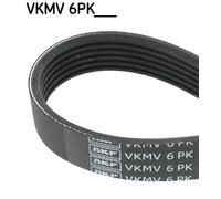 SKF Multi-V Drive Belt for BMW 325d Touring 3.0 October 2006 to September 2010