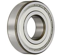 SKF Radial Deep Groove Ball Bearing, 35 ID, Bearing steel