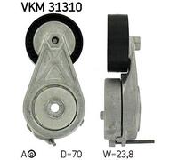 SKF Tensioner Pulley for Audi A4 TFSi CABA/CDHA 1.8 December 2011-December 2016