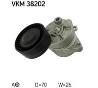 SKF Tensioner Pulley for BMW X3 i M54B25/M54B256S5 2.5 May 2004 to November 2006