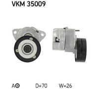 SKF Tensioner Pulley for Vauxhall Astra C18XEL 1.8 August 1994 to July 1996
