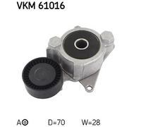 SKF Tensioner Pulley for Lexus IS220d 2ADFHV 2.2 November 2005 to March 2011
