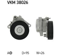 SKF Tensioner Pulley for Mercedes Benz Viano 3.2 November 2003 to March 2005