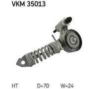 SKF Tensioner Pulley for Vauxhall Mokka 1.4 Litre April 2013 to December 2017