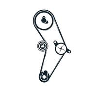 SKF Timing Belt Kit VKMA 06009 Height 46 mm Length 330 mm Width 141 mm - OE Quality