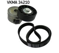 SKF VKMA 34210 V-Ribbed Belt Set for FORD