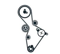 SKF Timing Belt and Water Pump Kit VKMC 01222