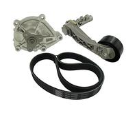 SKF VKMC 33410 Water Pump + V-Ribbed Belt Kit