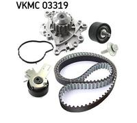 SKF VKMC03319 Water Pump + Timing V-Ribbed Belt Set Fits Citroen C3 3 Van Ds