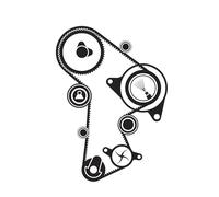 Timing Belt Kit + Water Pump Plastic VKMC 01263-1 SKF for VW AUDI SEAT SKODA