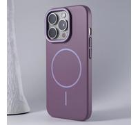 SKFGNX Matte Ultra-Thin Hard Case For iPhone 17 16 15 14 13 12 11 Pro Max Magnetic Wireless Charger Translucent Cove,Purple,For iphone 12 Mini
