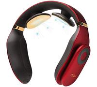 SKG Smart Neck Massager with Heating Function, Wireless 3D Travel Neck Massage Equipment/Red/24K Gold