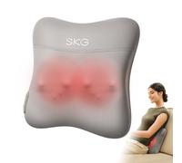 SKG VS500 Massage Pillow Lower Back Pain Relief 20 Rotating Nodes, Rapid Dual Heating For Office and Home Use Gift for lover