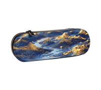 SKGOHLH A Landscape Shimmering Leather Multi Slot Pen Storage Case