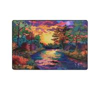 SKGOHLH A mysterious fairyland Washable Area Rug 36x24 & 72x48 Non-Slip Carpet Bedroom