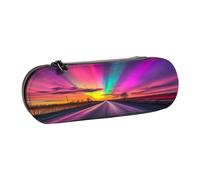 SKGOHLH Aurora at the Highway Leather Multi Slot Pen Storage Case