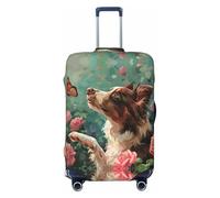 SKGOHLH Border Collie Washable Luggage Cover - Fashionable Luggage Protection Cover, Suitable for Boxes Between 18-32 inchesXL