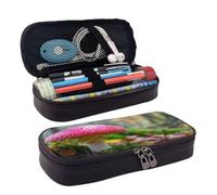 SKGOHLH Bright Mushrooms After rain Double Sided Printed Pencil case | Bright Mushrooms After Rain Dual-Side Full Print Waterproof Stain-Resistant For Travel & Office Daily Essentials