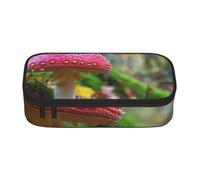 SKGOHLH Bright Mushrooms After rain Full Print Large Capacity Pen Case