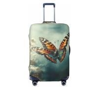 SKGOHLH Butterflies Dancing Washable Luggage Cover - Fashionable Luggage Protection Cover, Suitable for Boxes Between 18-32 inchesXL