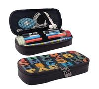 SKGOHLH Colorful Letters. Double Sided Printed Pencil case
