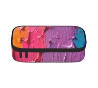 SKGOHLH Colorful Rendering Full Print Large Capacity Pen Case