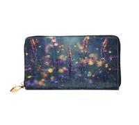 SKGOHLH Fireflies in the Garden Leather Card Wallet Long Gift