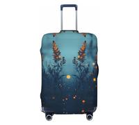 SKGOHLH Fireflies Under The Glow Washable Luggage Cover - Fashionable Luggage Protection Cover, Suitable for Boxes Between 18-32 inchesM
