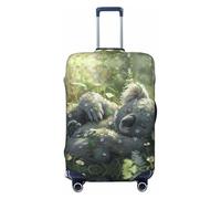 SKGOHLH Kangaroo Dreaming Washable Luggage Cover - Fashionable Luggage Protection Cover, Suitable for Boxes Between 18-32 inchesM