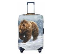 SKGOHLH Lonely Bear Washable Luggage Cover - Fashionable Luggage Protection Cover, Suitable for Boxes Between 18-32 inchesXL