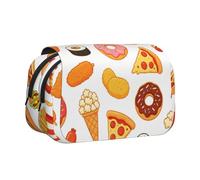 SKGOHLH My Favorite Double-Clamshell Printed Pen Pouch, Oxford Organizer