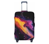 SKGOHLH Mysterious Rainbow Sky Washable Luggage Cover - Fashionable Luggage Protection Cover, Suitable for Boxes Between 18-32 inchesM