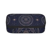 SKGOHLH Mysterious Space Cute Zipper Pencil Case, Oxford Fabric Pen Pouch