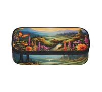 SKGOHLH Mysterious Wonderland Full Print Large Capacity Pen Case