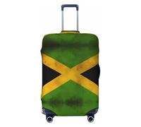 SKGOHLH Old Jamaican Flag Washable Luggage Cover - Fashionable Luggage Protection Cover, Suitable for Boxes Between 18-32 inchesM